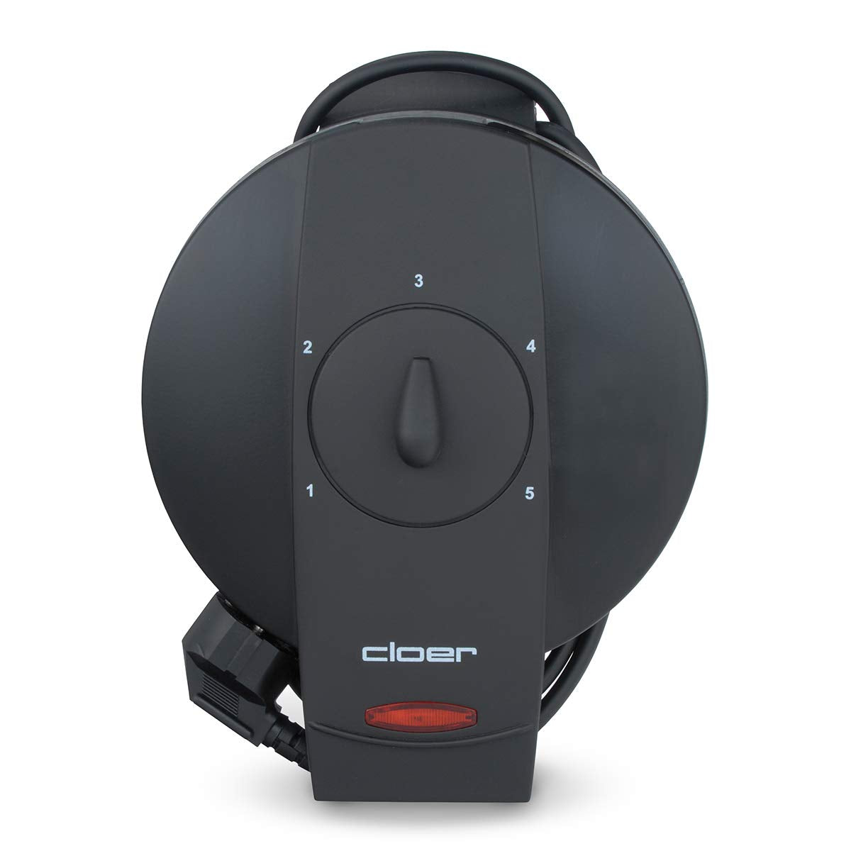 Cloer Waffeleisen – Herzwaffeln, 930W, Ø15,5 cm, Schwarz