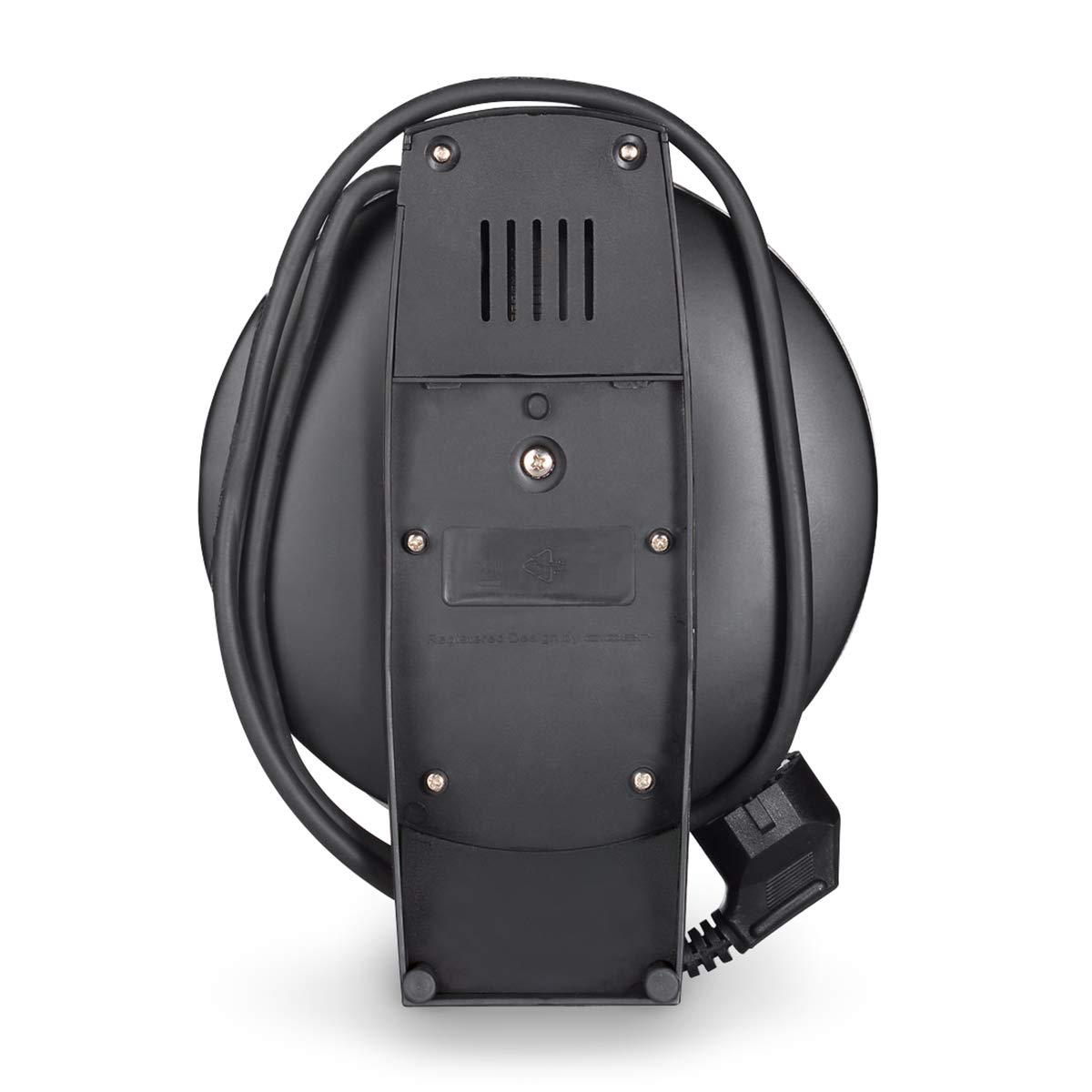 Cloer Waffeleisen – Herzwaffeln, 930W, Ø15,5 cm, Schwarz